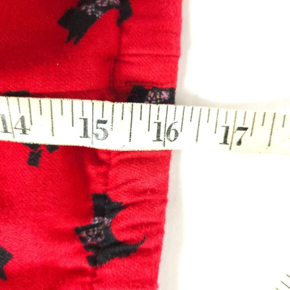 NWT Adonna Womens Size 2X Red Pajama Bottom Pants With Dog Terrier Graphics - Picture 8 of 9